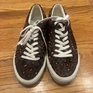 Madewell shoes sneakers animal print pattern size 8